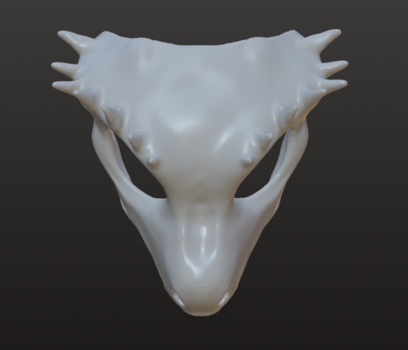 Crested Gecko Base 3D print model_1
