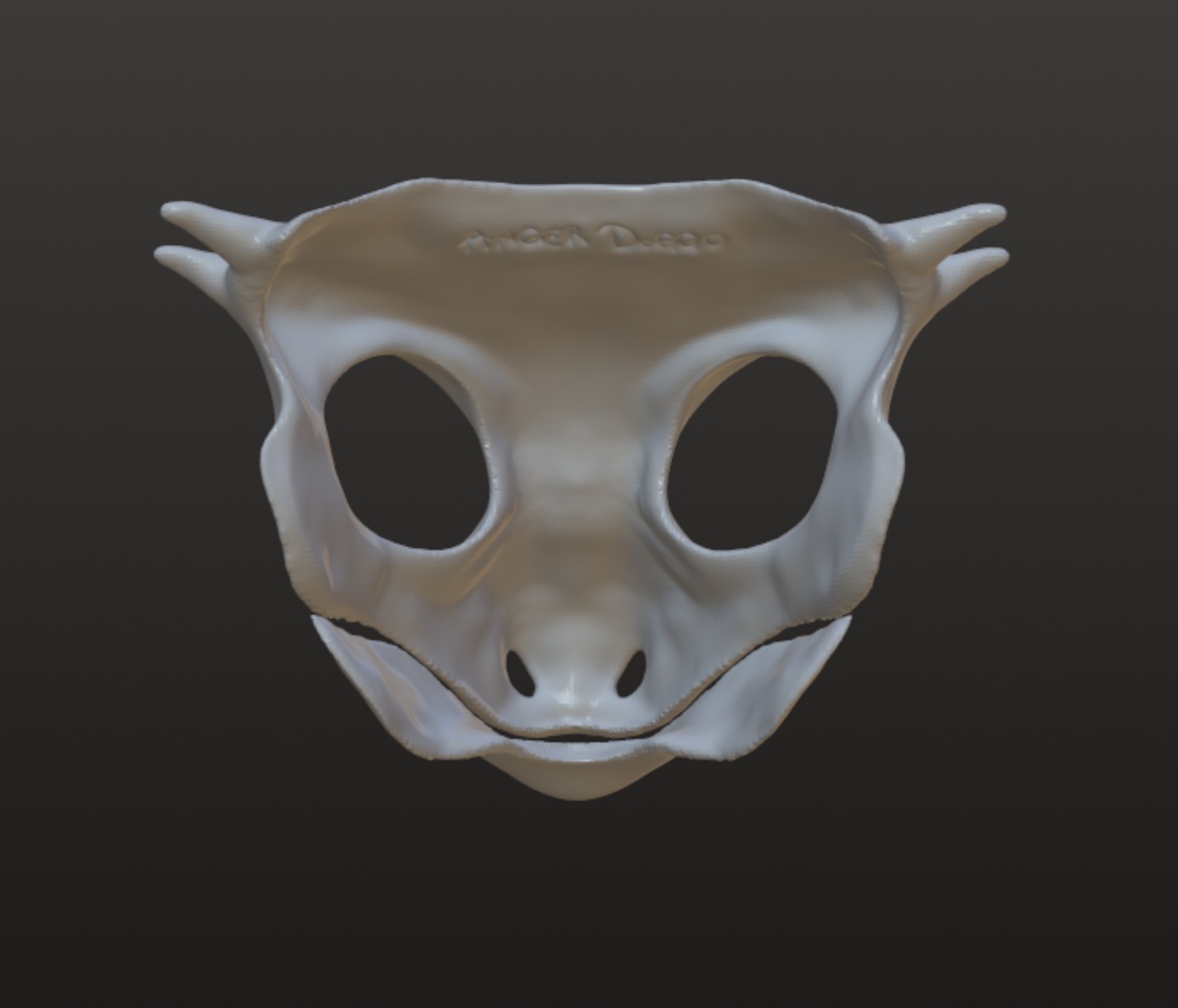 Crested Gecko Base 3D print model_3