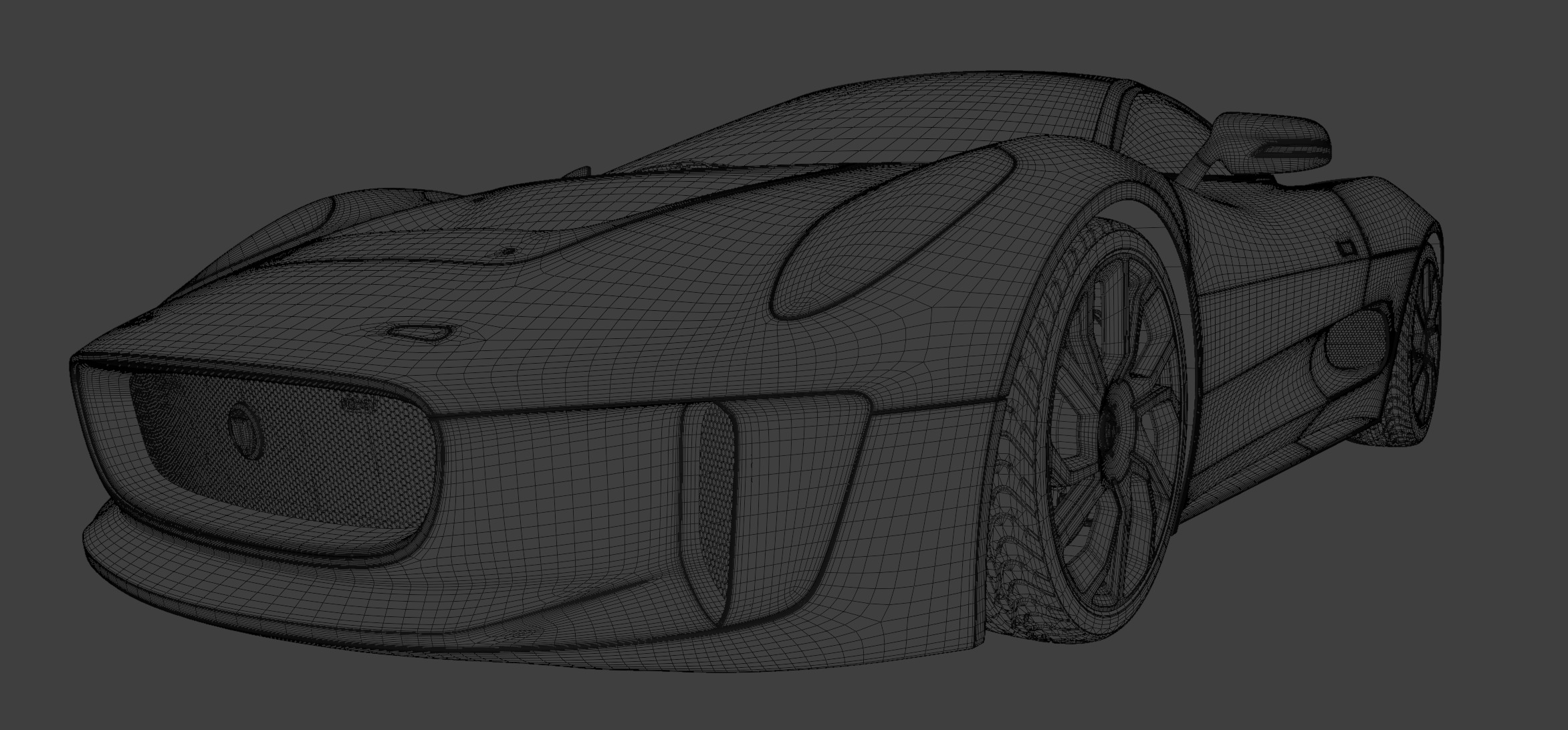 Jaguar C-X75 Free 3D model_7
