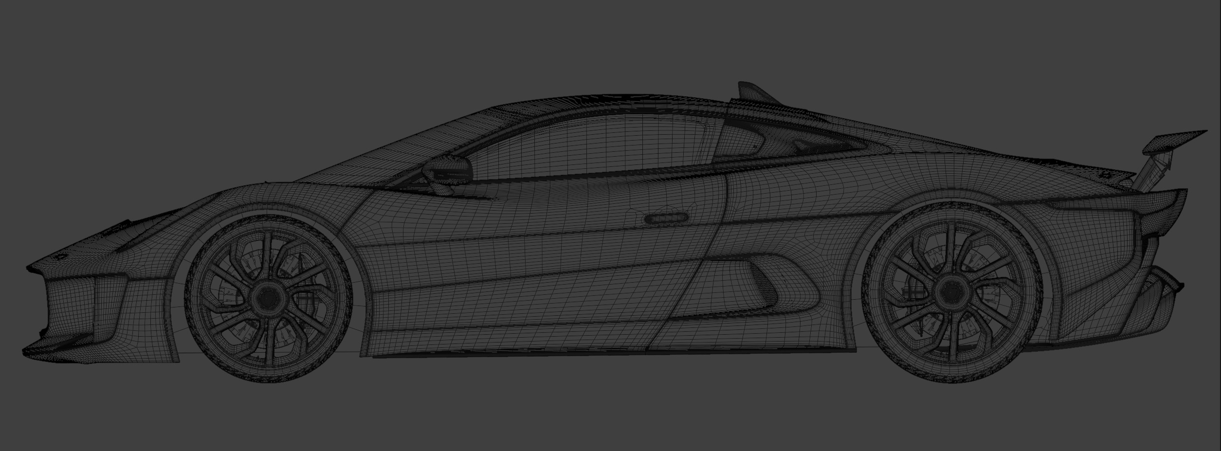 Jaguar C-X75 Free 3D model_9