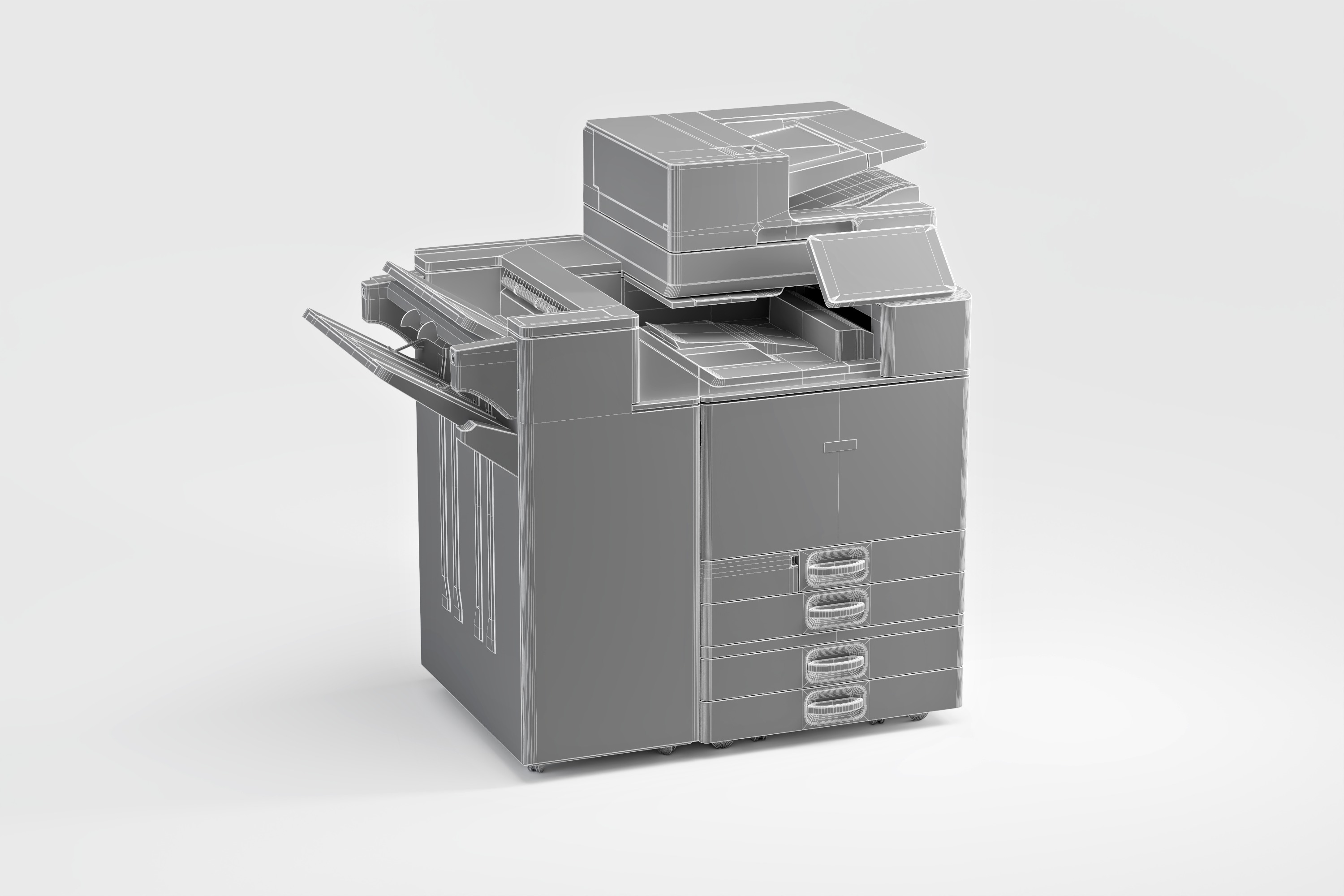 Color Laser Multifunction Printer 3D model_6