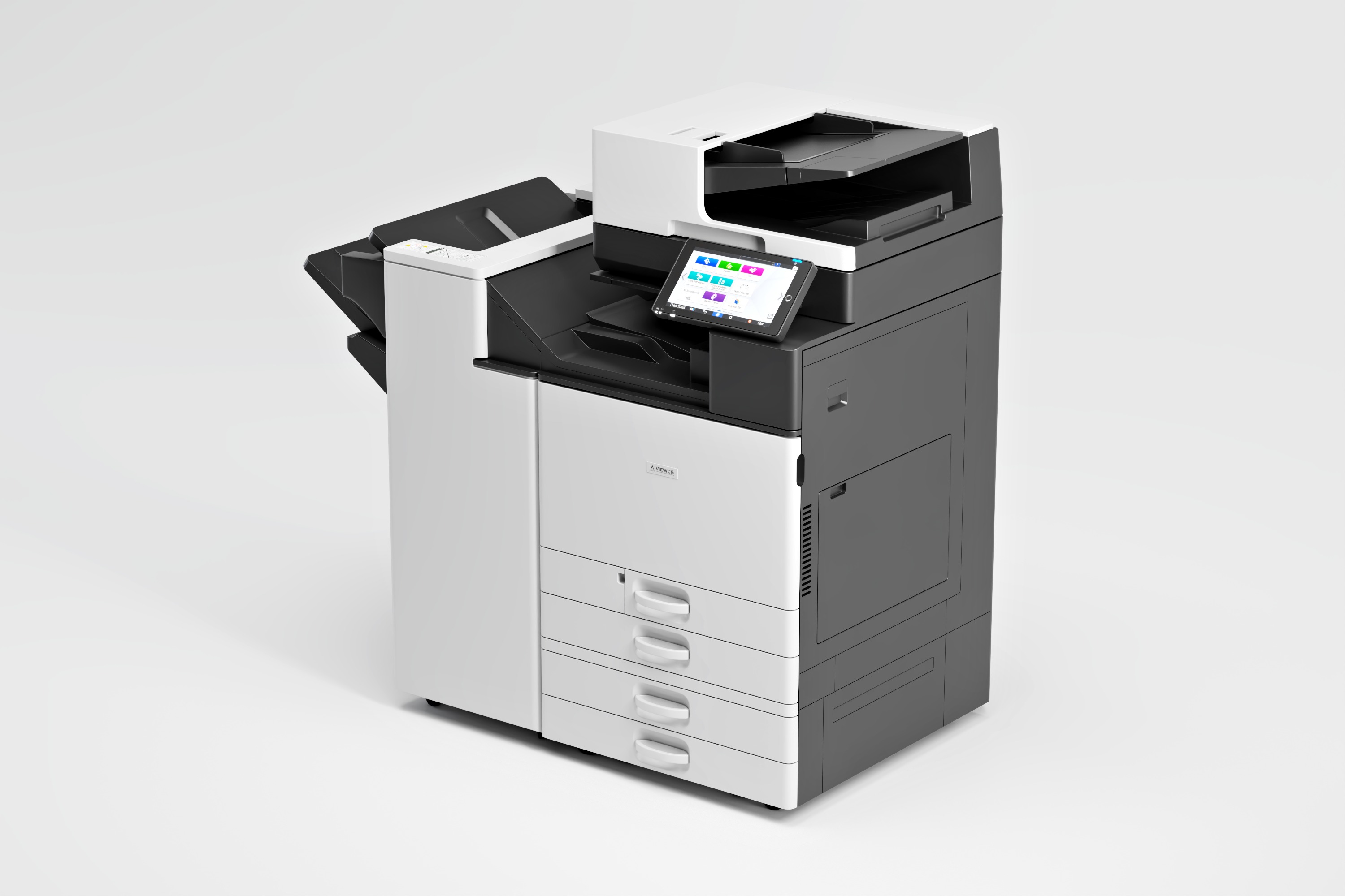 Color Laser Multifunction Printer 3D model_2