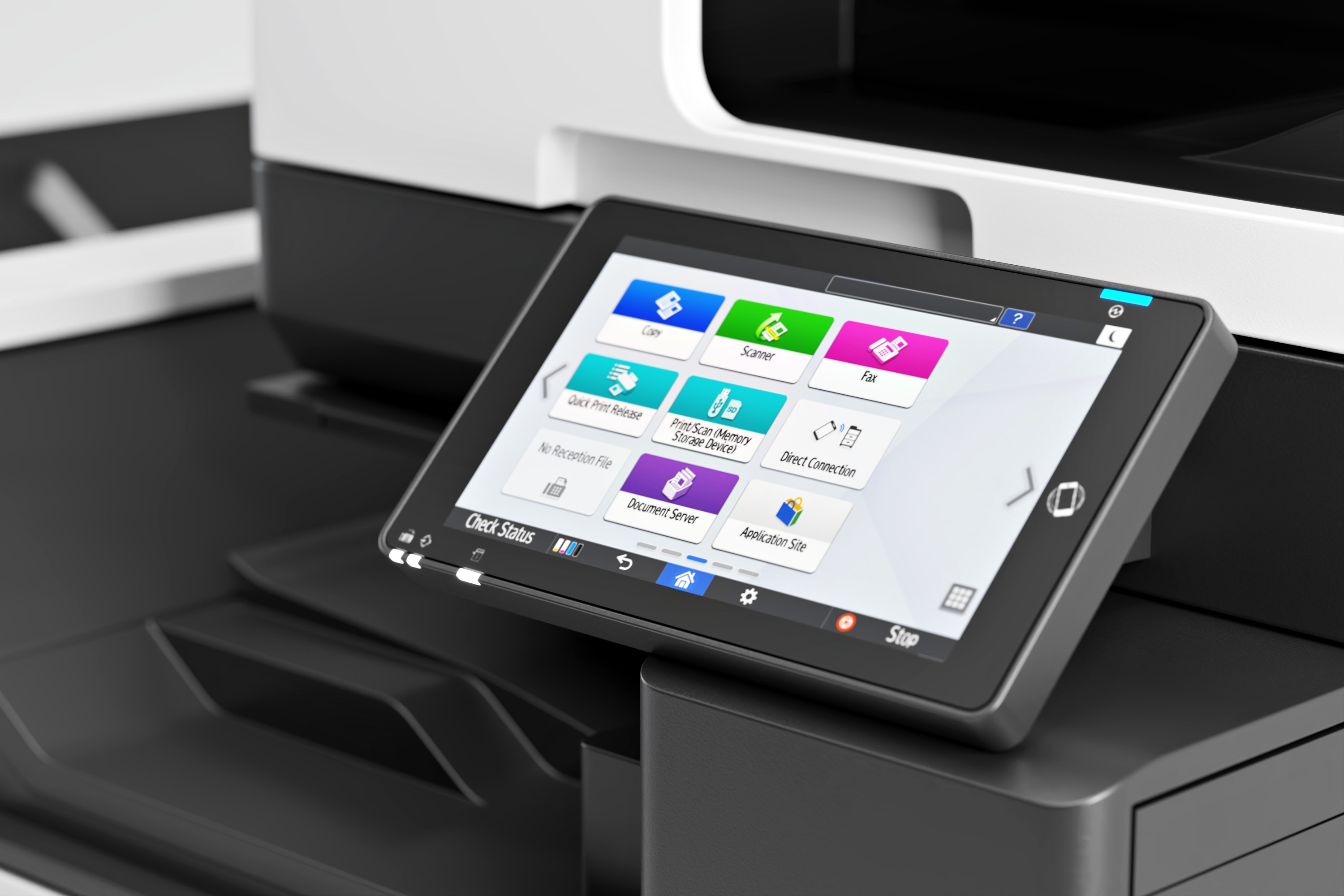 Color Laser Multifunction Printer 3D model_3