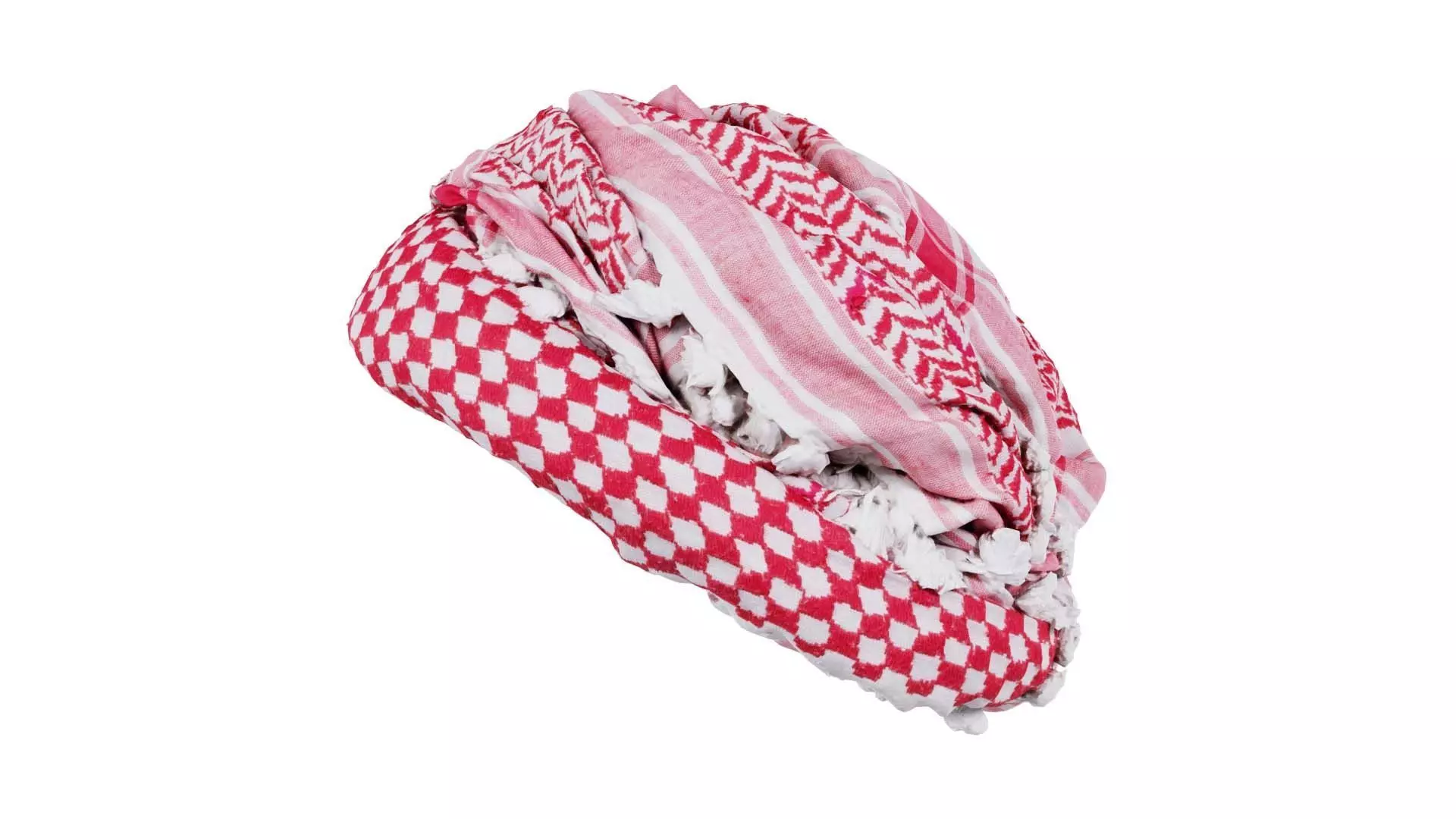 Headscarf Sunblock Low-poly 3D model