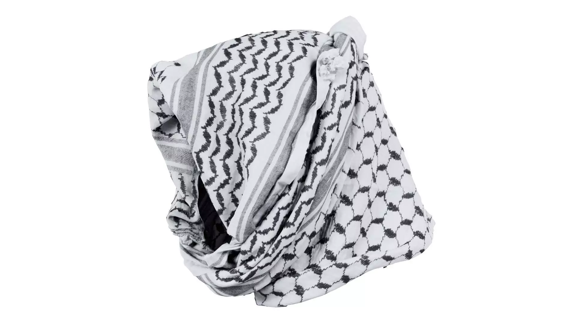 Headscarf Surrounded Low-poly 3D model