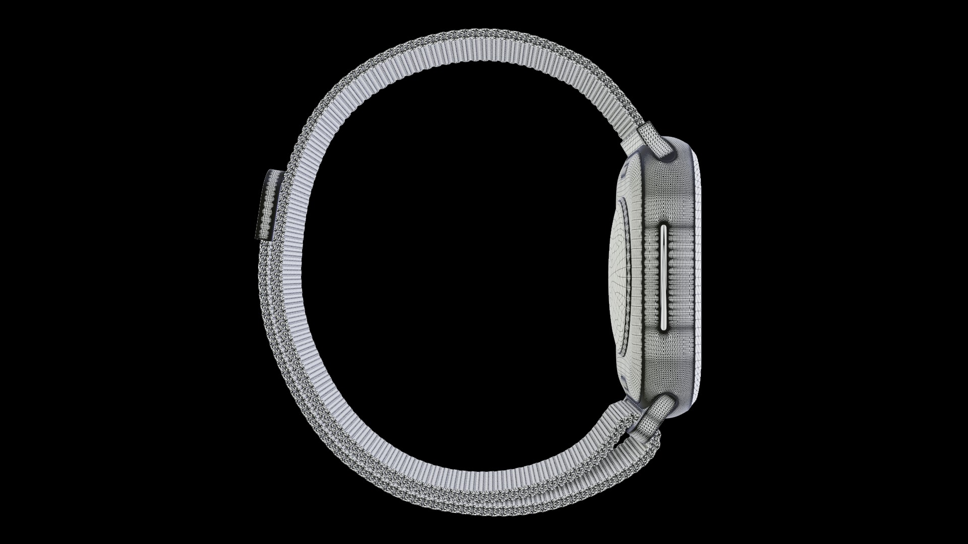 Apple Watch Series 9 Graphite Steel Milanese Loop 3ds Max 3D model_9