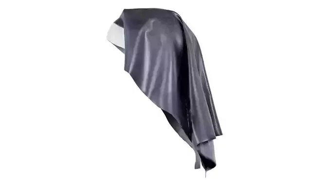Latex Nun Cap Low-poly 3D model