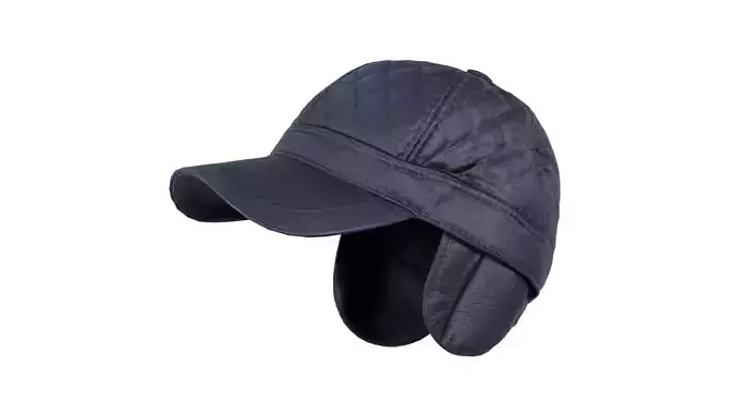 Leather Cap with Ear Pads