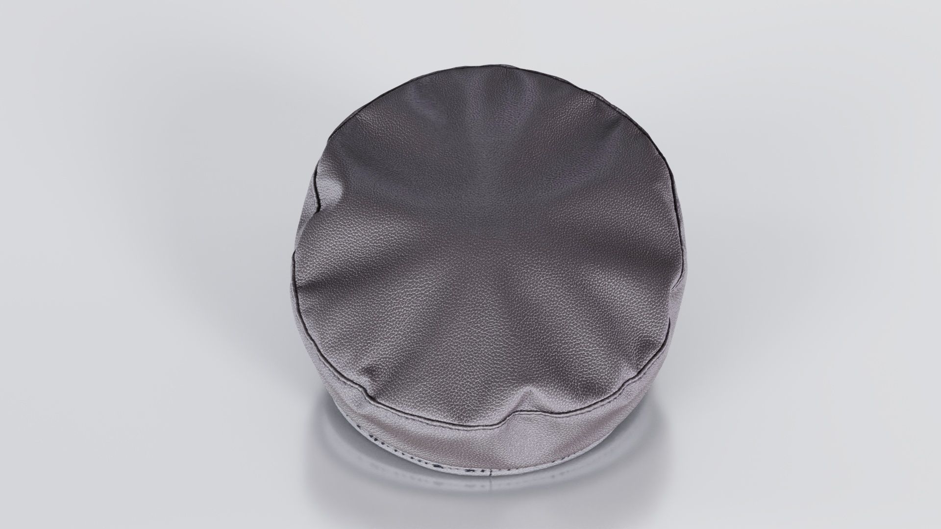 Leather Chain Hat Low-poly 3D model_3