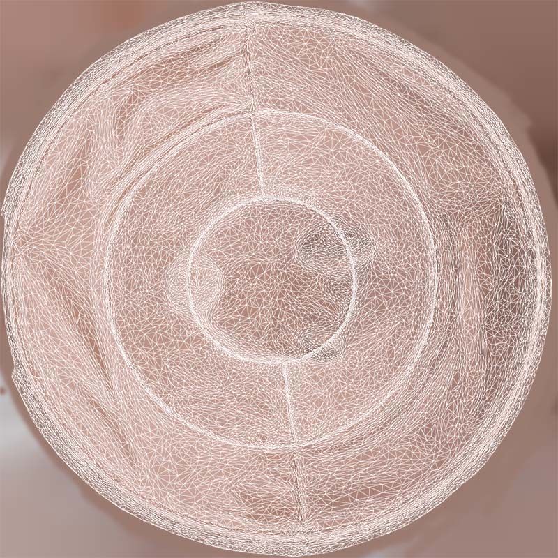 Metallic Sun Hat Up Low-poly 3D model_14