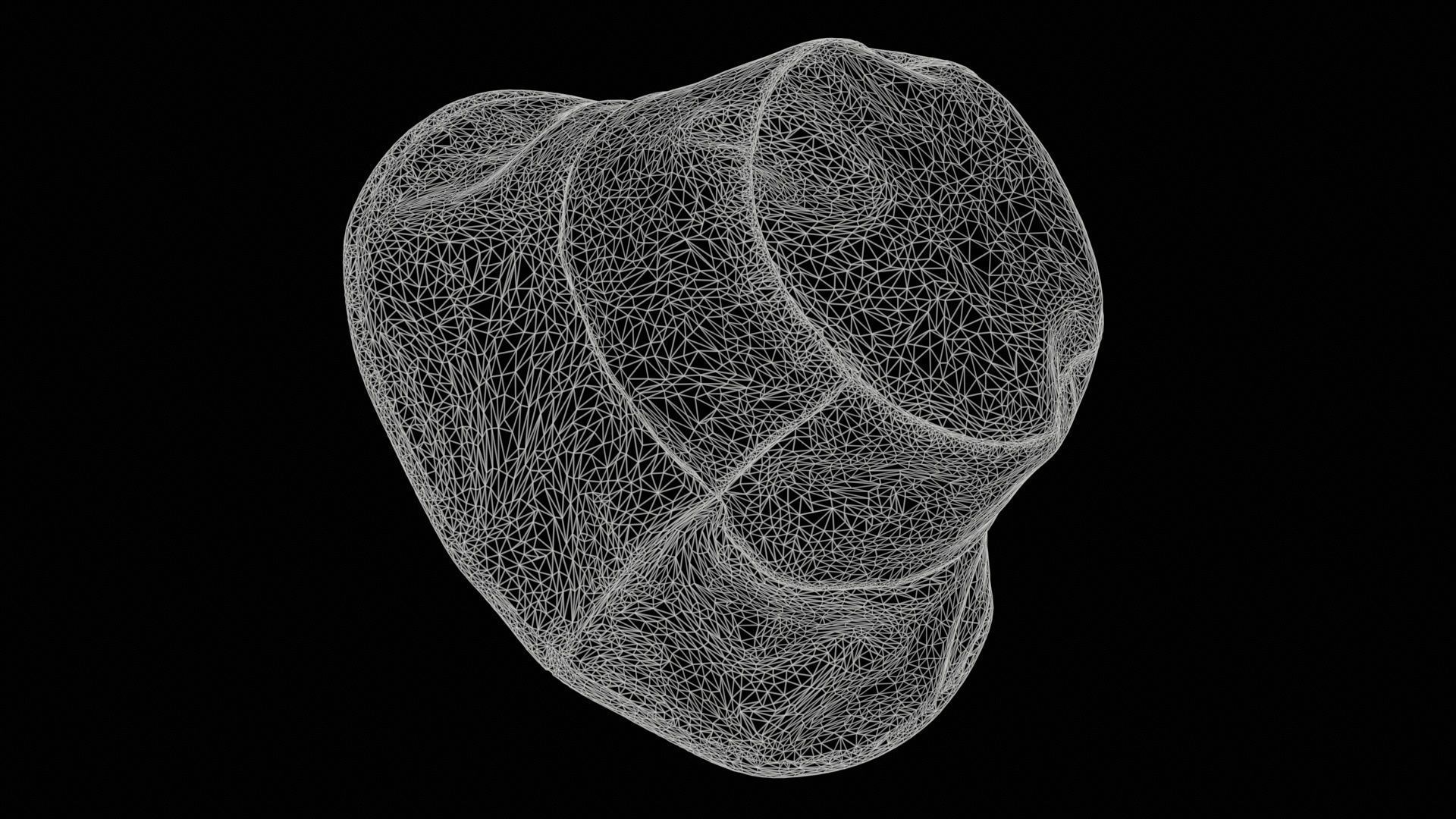 Metallic Sun Hat Up Low-poly 3D model_11