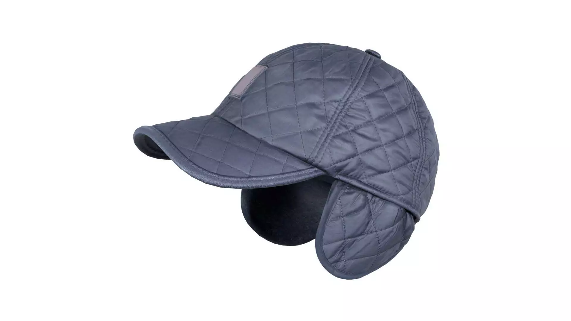 Padded Leather Cap with Ear Pads Low-poly 3D model