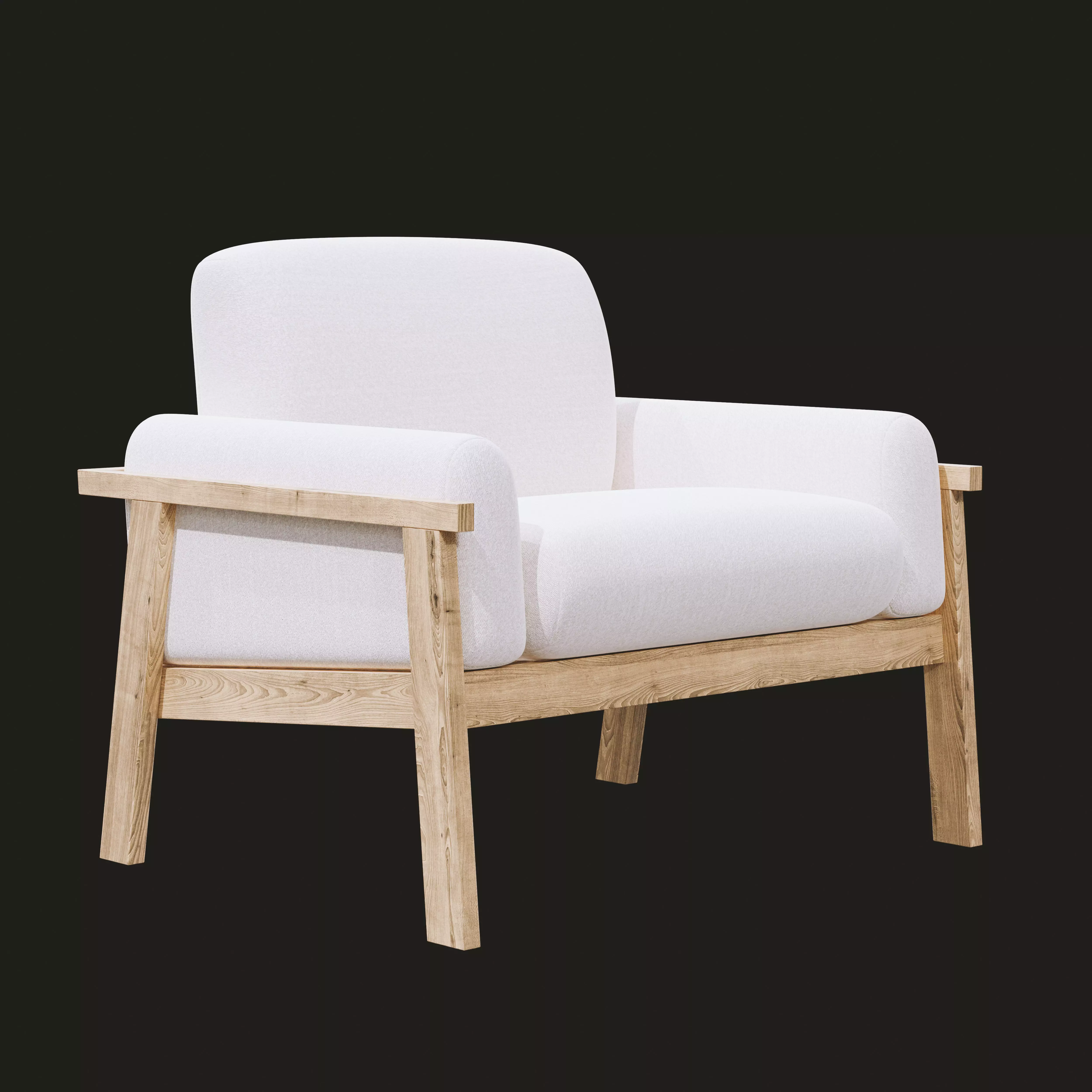 Armchair 1 3D model_0