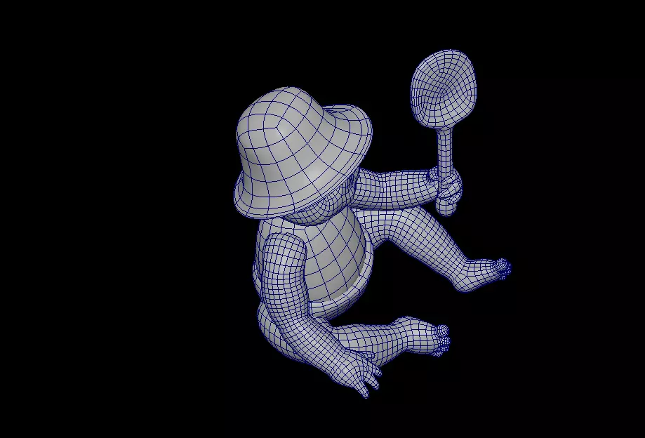 Beach doll 3D model_7