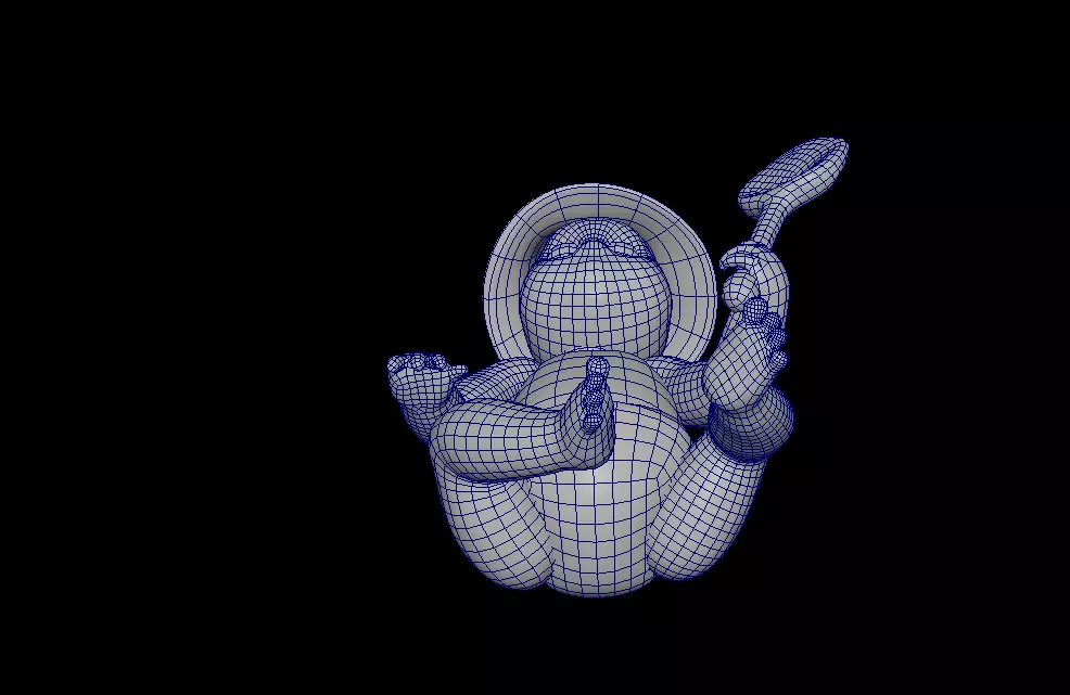 Beach doll 3D model_6