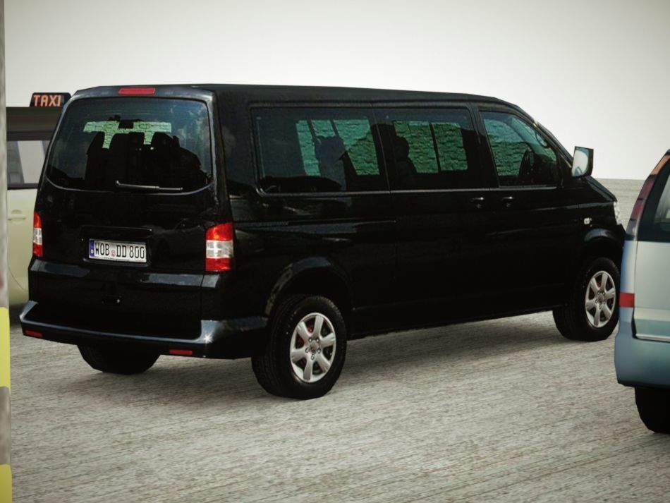 9 Low-poly Mini-Vans Low-poly 3D model_17