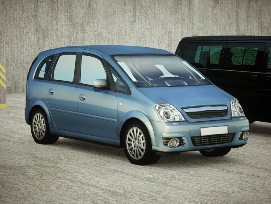 9 Low-poly Mini-Vans Low-poly 3D model_13