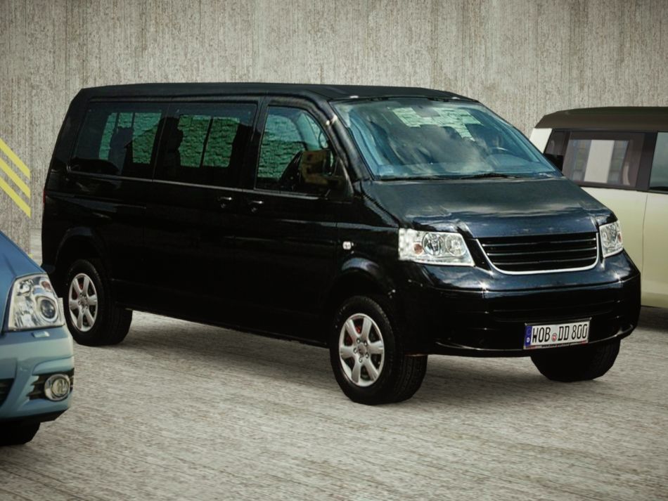 9 Low-poly Mini-Vans Low-poly 3D model_12