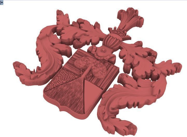 coat of arms 3D print model_2