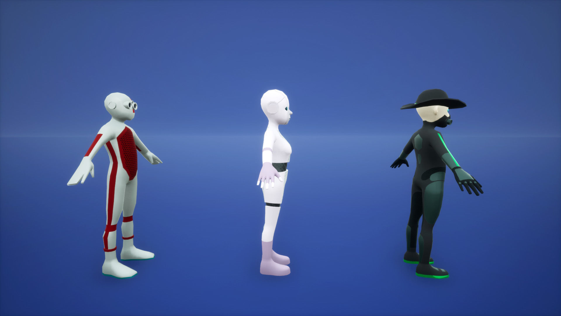 Sci-Fi 13 Stylized Characters 3D model_12
