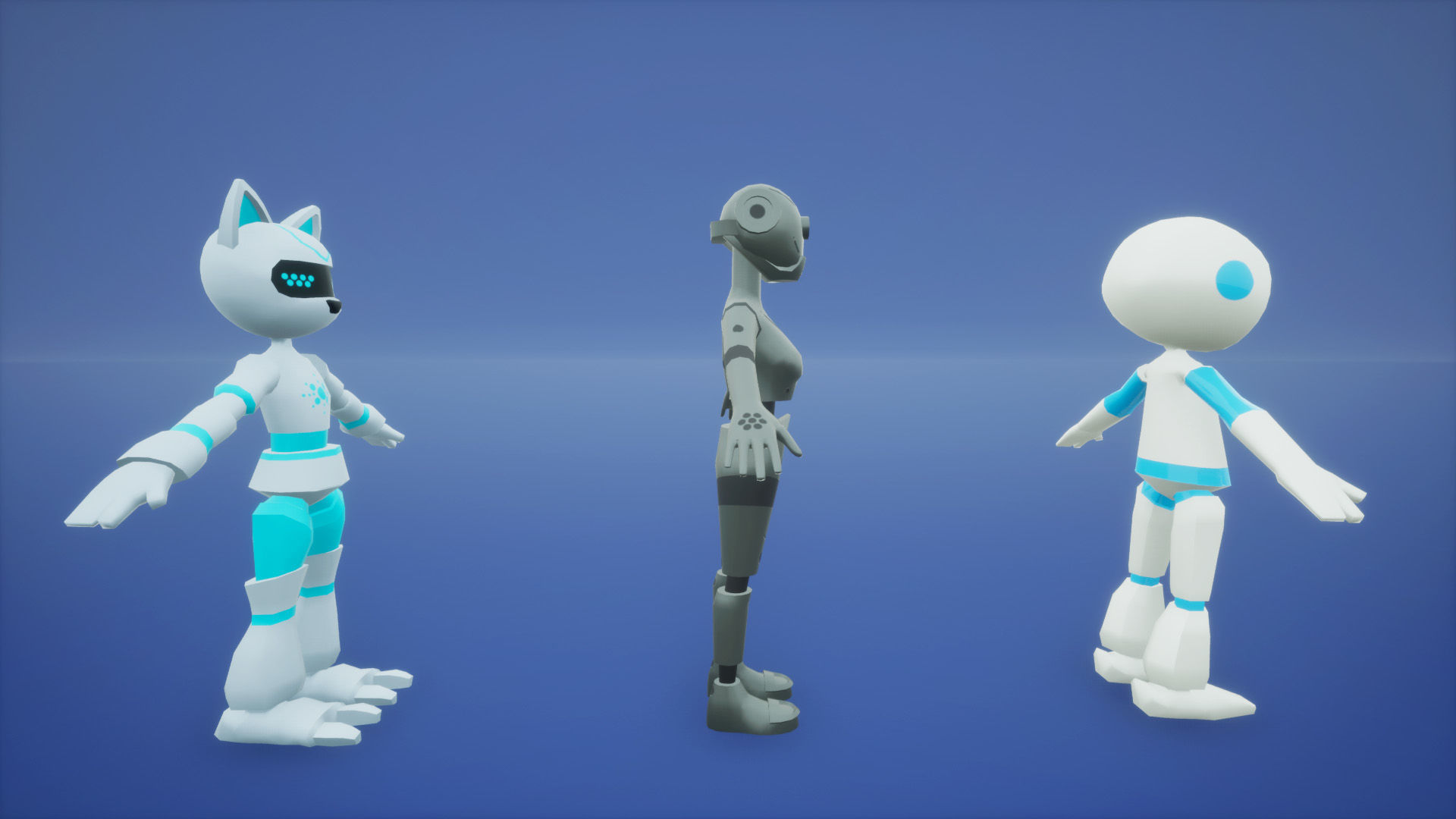 Sci-Fi 13 Stylized Characters 3D model_9