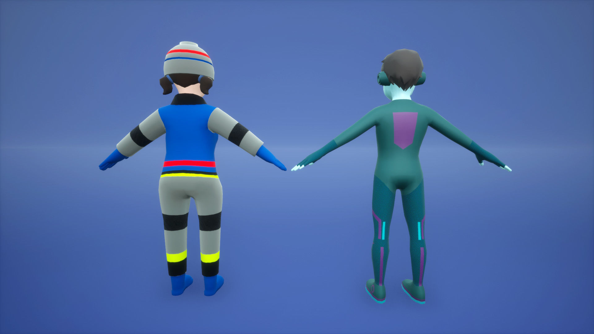 Sci-Fi 13 Stylized Characters 3D model_15