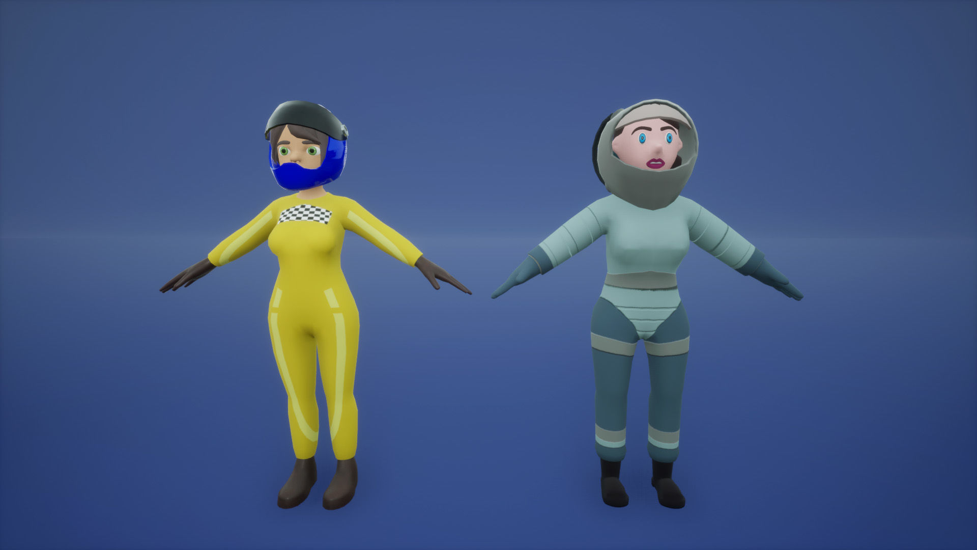 Sci-Fi 13 Stylized Characters 3D model_3
