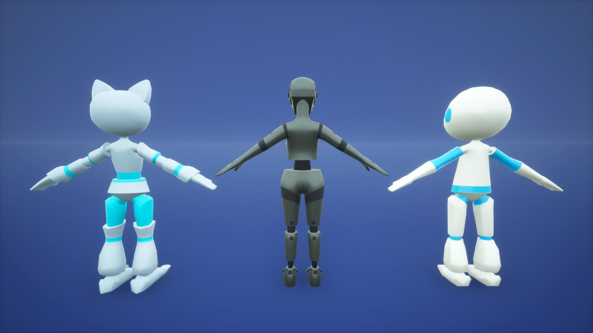Sci-Fi 13 Stylized Characters 3D model_10