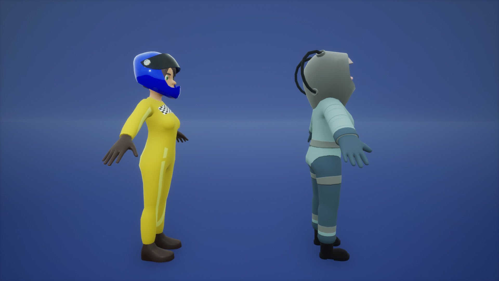 Sci-Fi 13 Stylized Characters 3D model_4