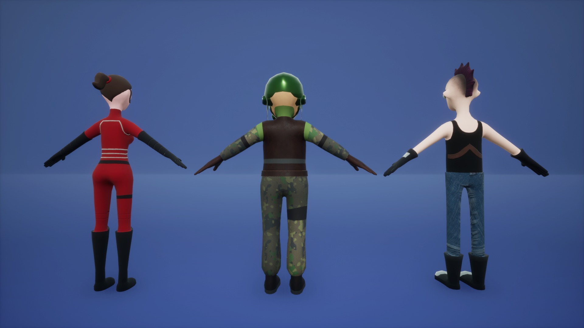 Sci-Fi 13 Stylized Characters 3D model_8