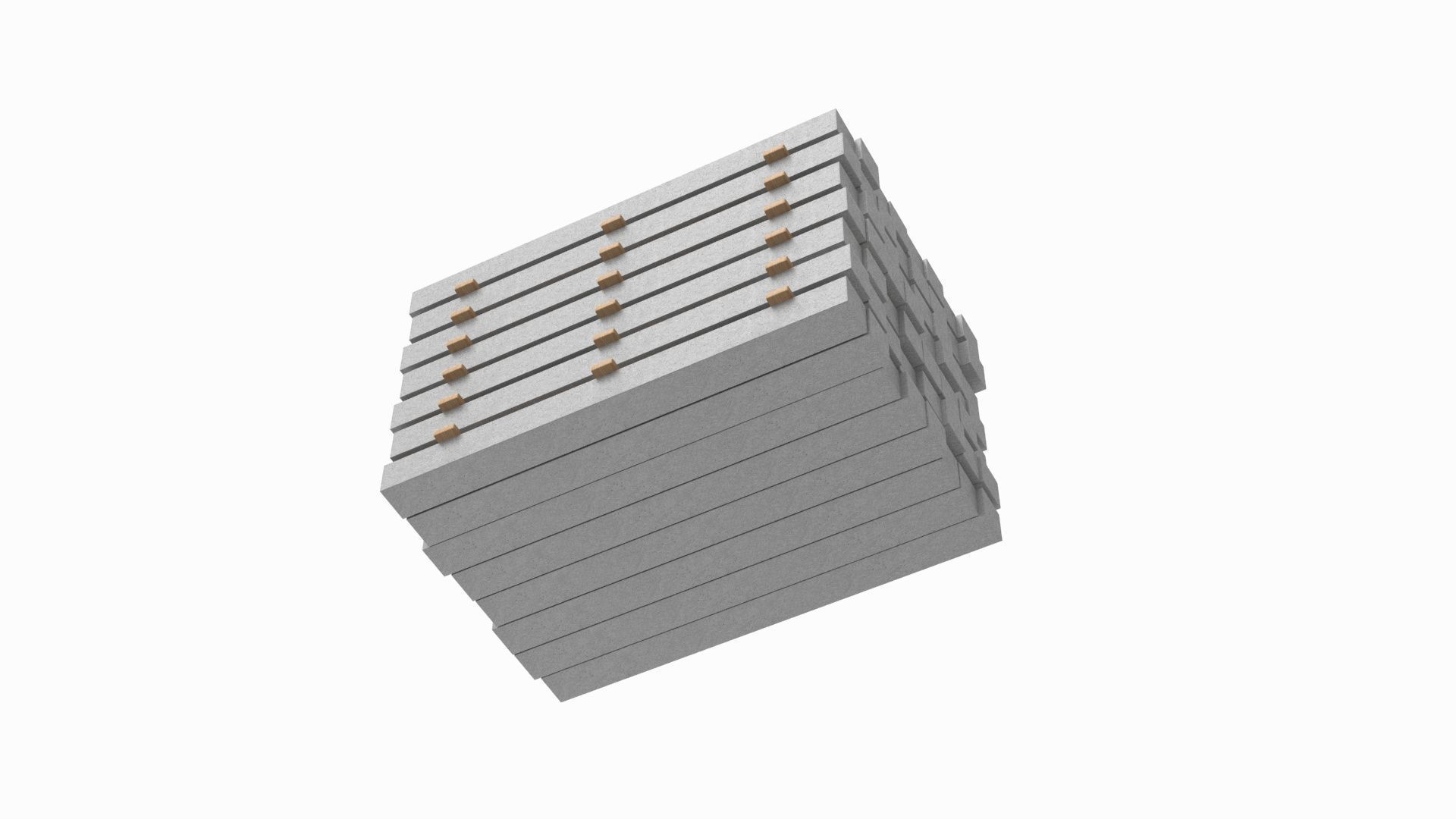 Stack Of Concrete Slabs 3D model_5