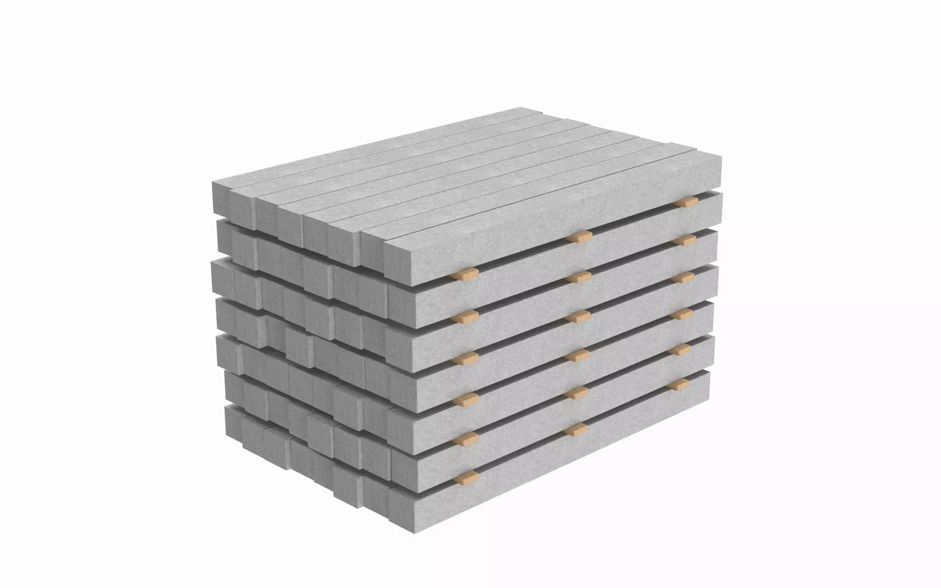 Stack Of Concrete Slabs 3D model_0