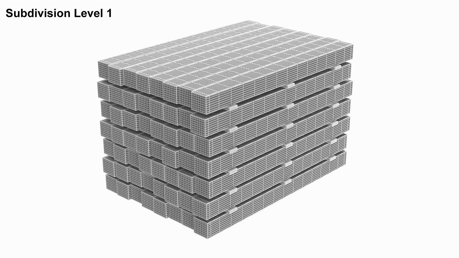 Stack Of Concrete Slabs 3D model_8
