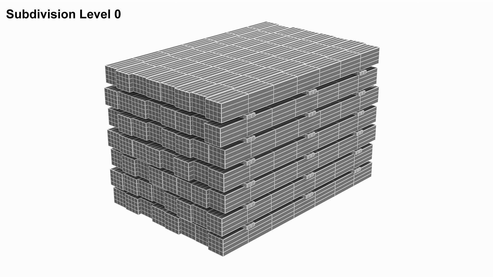 Stack Of Concrete Slabs 3D model_7