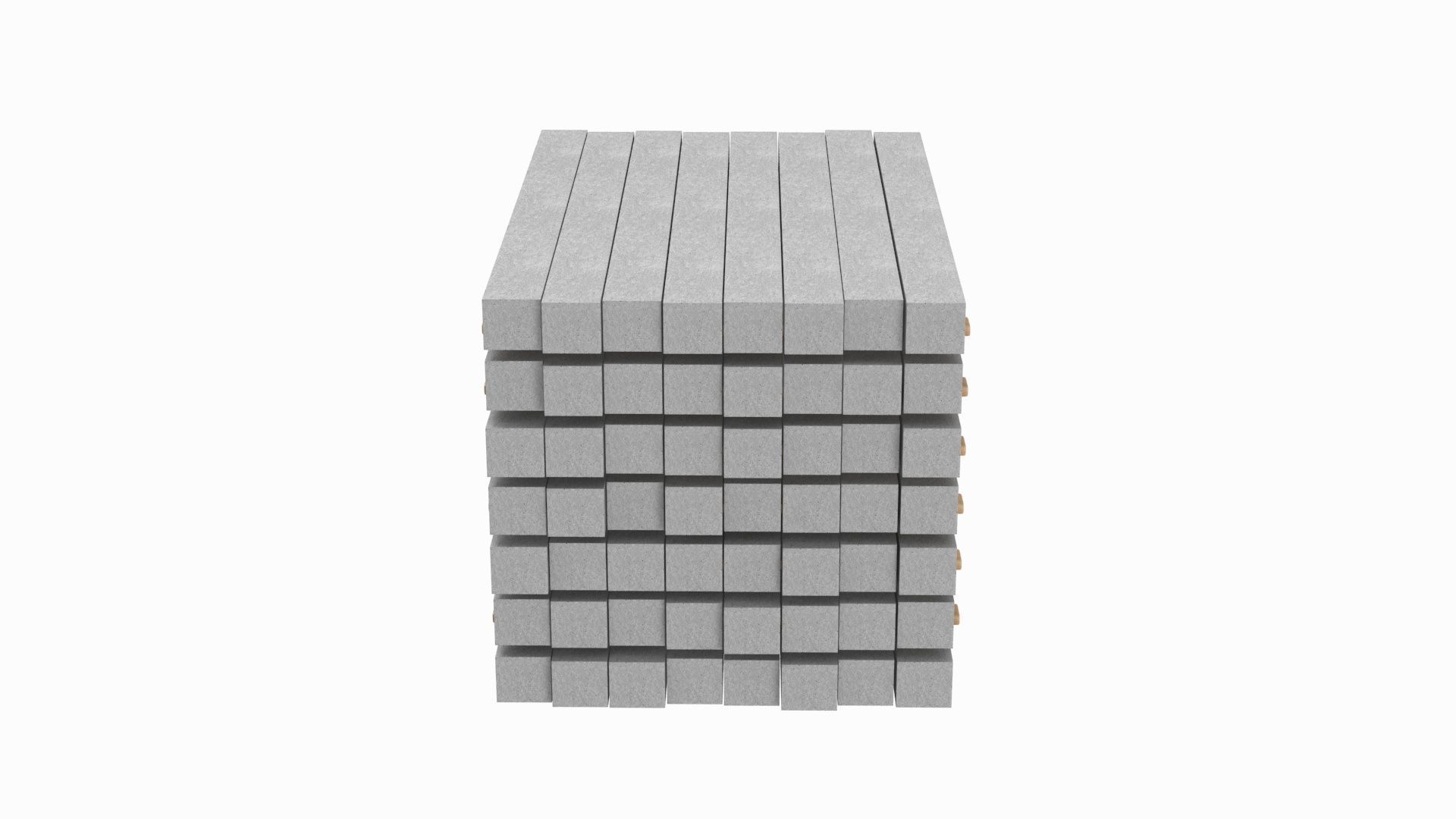 Stack Of Concrete Slabs 3D model_2