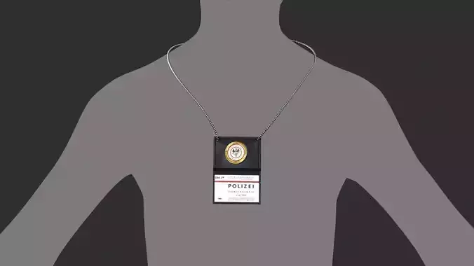 Austrian Police Badge   Police Insignia 3D Asset