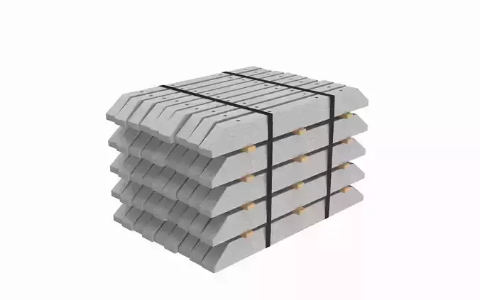 Stacked Concrete Spur Slabs