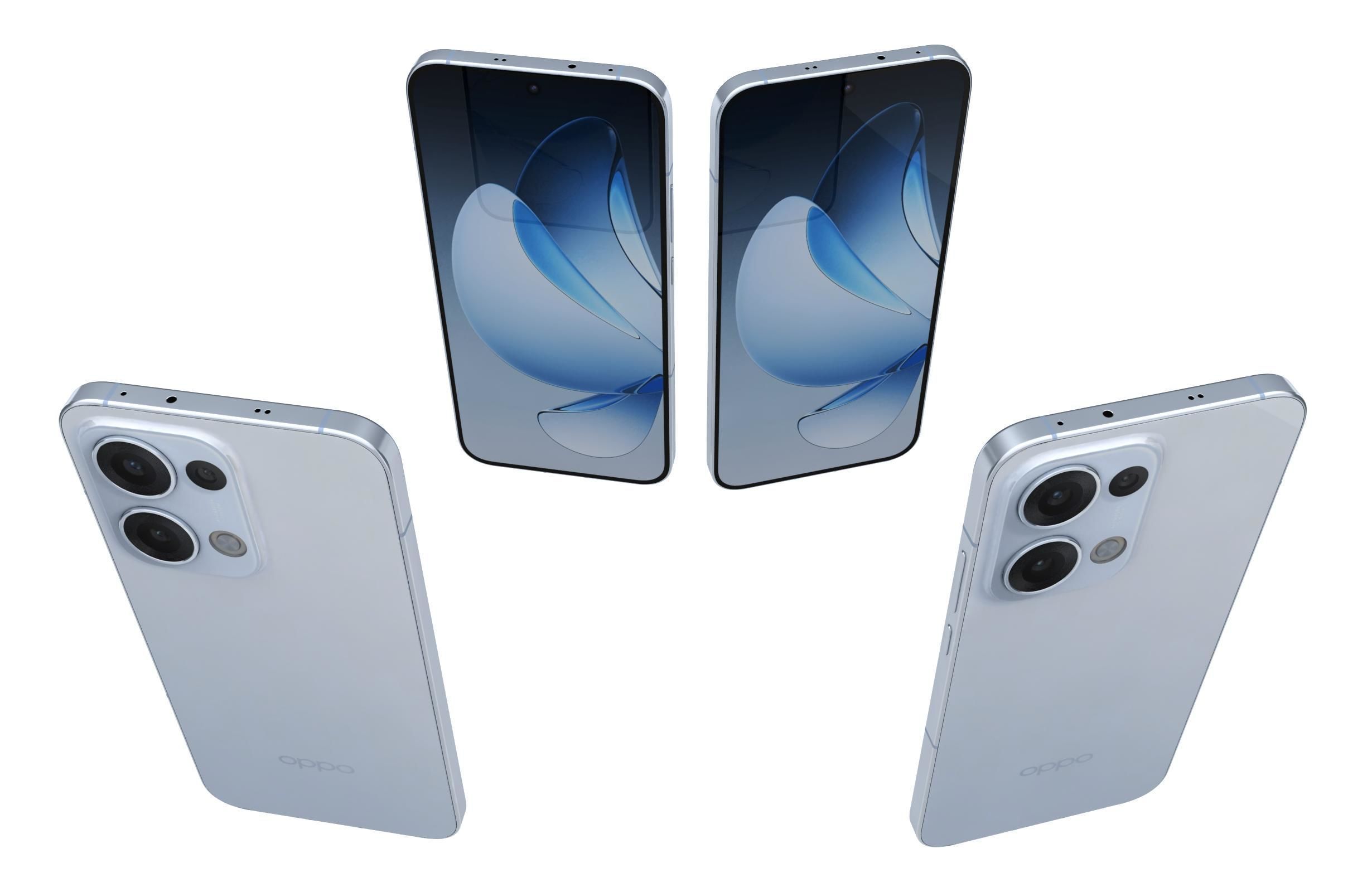 Oppo Reno 13 All Colors 3D model_25
