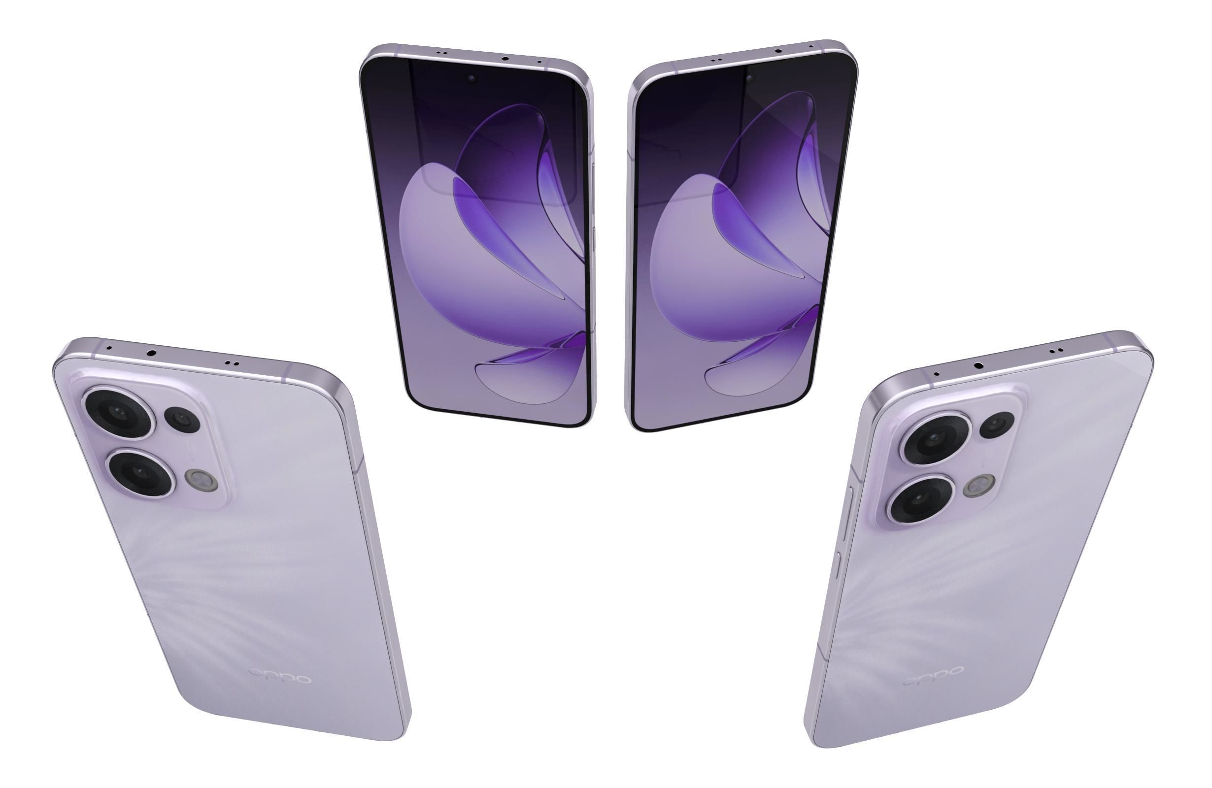 Oppo Reno 13 All Colors 3D model_15