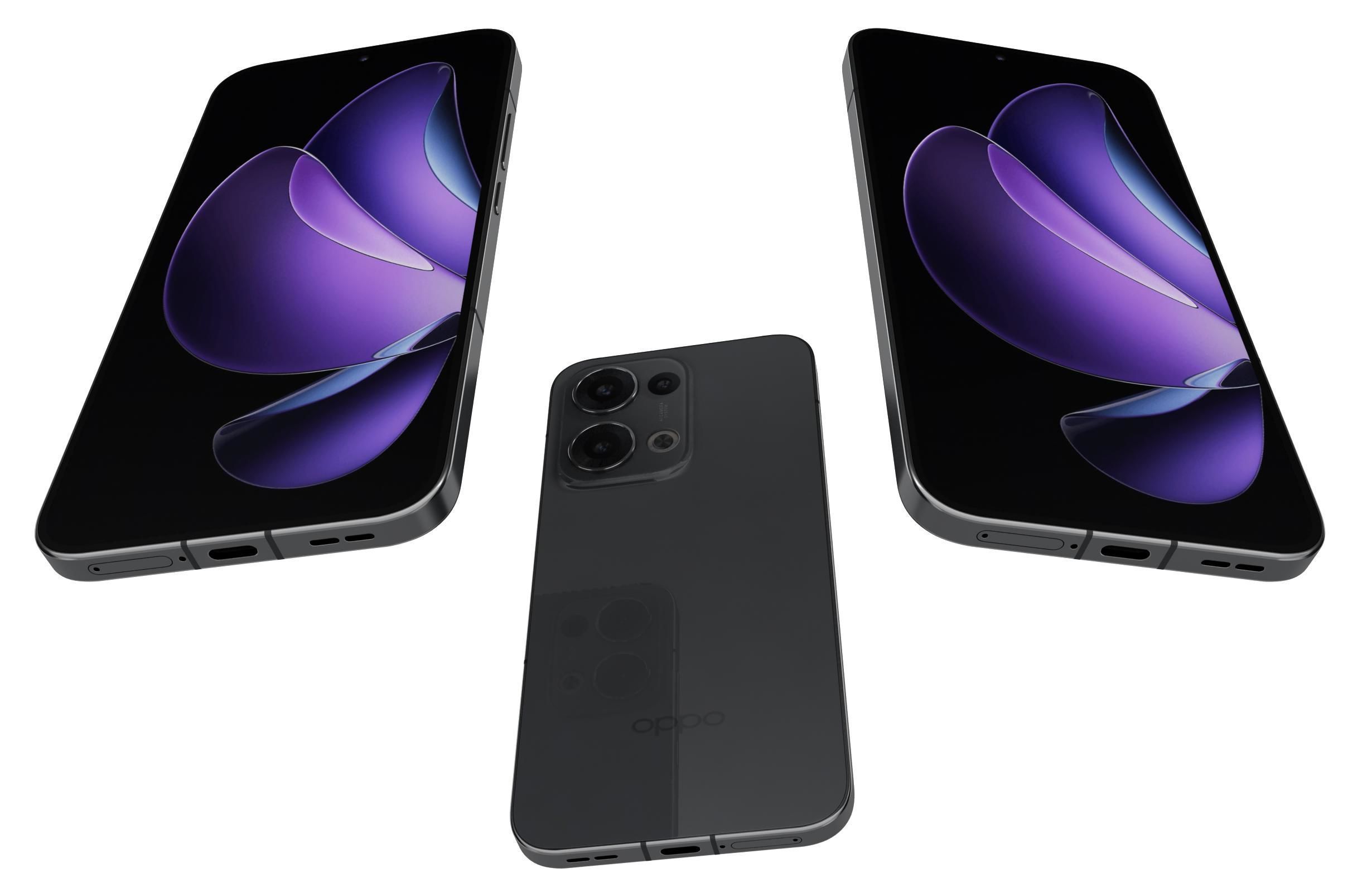 Oppo Reno 13 All Colors 3D model_3