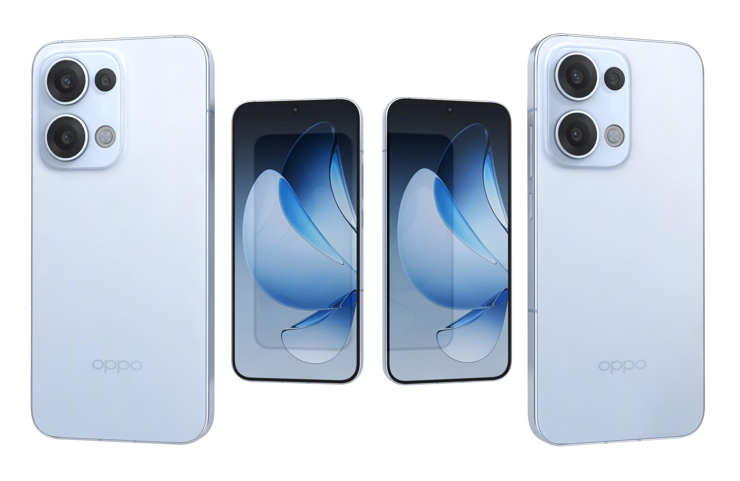 Oppo Reno 13 All Colors 3D model_24