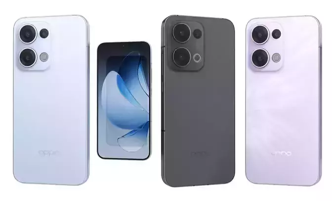 Oppo Reno 13 All Colors 3D model