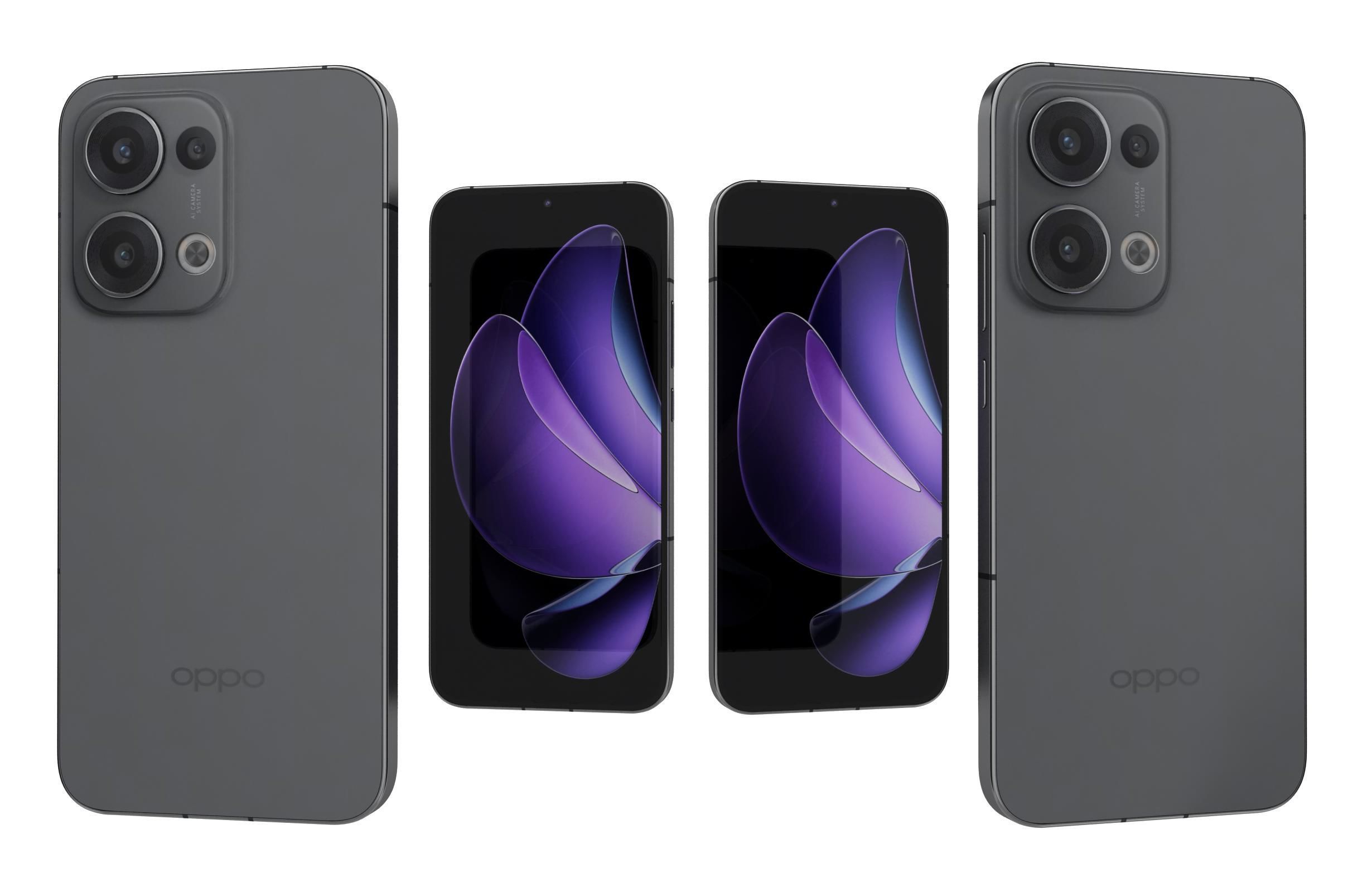 Oppo Reno 13 All Colors 3D model_4