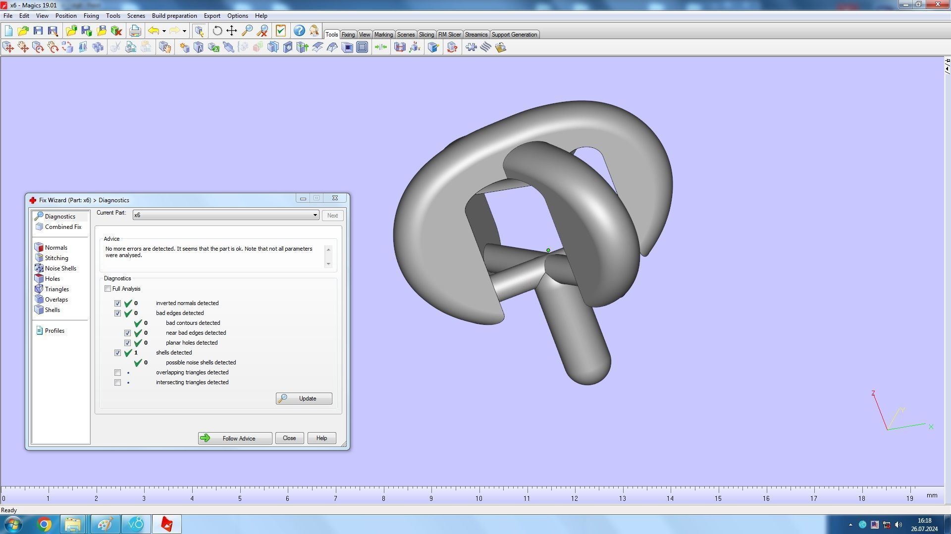 sixteen Cross Pendant 3D print model_15