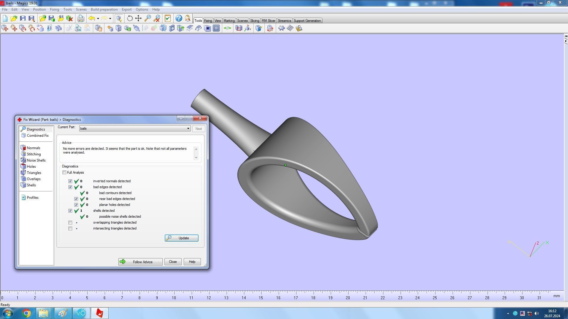 sixteen Cross Pendant 3D print model_16