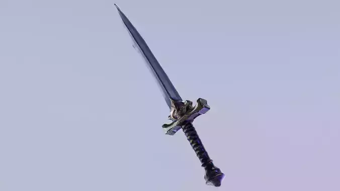 Sharp Sword 3D Model - High-Quality and Detailed   3D model