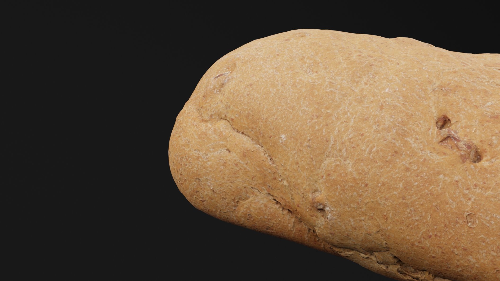 Realistic Bread 3D model_2
