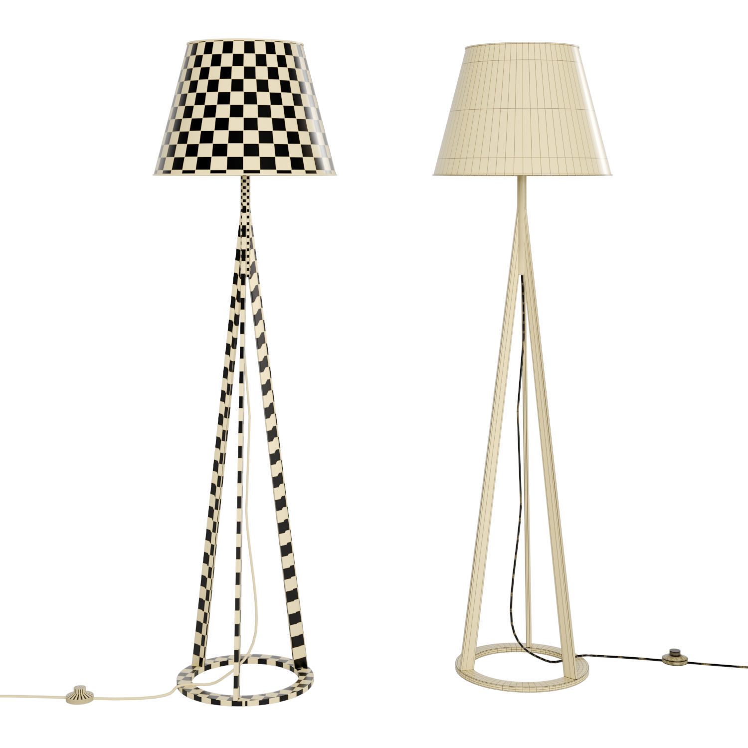 Kona floor lamp 3D model_3
