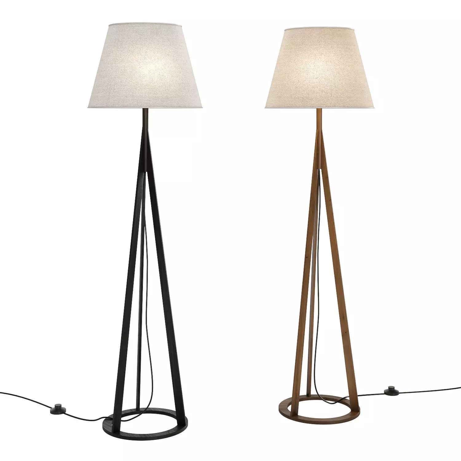 Kona floor lamp 3D model_0