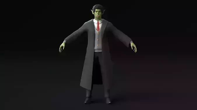 Orc Student Free 3D model